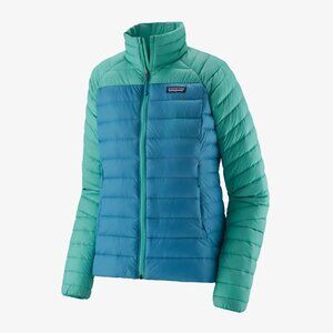 $279 Patagonia Womens Down Sweater Jacket Anacapa Blue SMALL NWT
